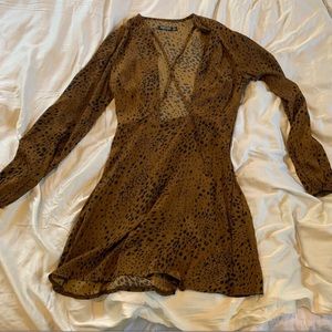 Nasty Gal Cheetah Dress